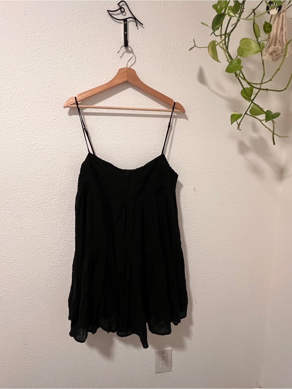 Zara Black Textured Dress